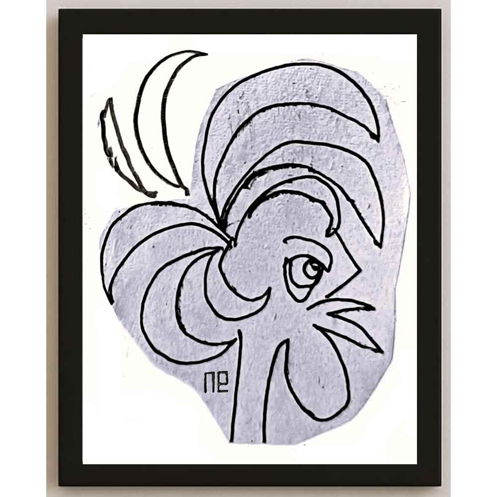 Nezih Danyal Tipler Kişiye Özel Sertifikalı Sınırlı Fine Art Karikatür Baskı NTP00179