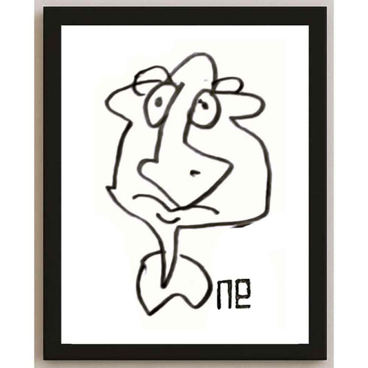 Nezih Danyal Tipler Kişiye Özel Sertifikalı Sınırlı Fine Art Karikatür Baskı NTP00183