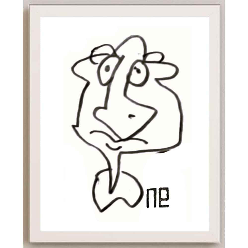 Nezih Danyal Tipler Kişiye Özel Sertifikalı Sınırlı Fine Art Karikatür Baskı NTP00183