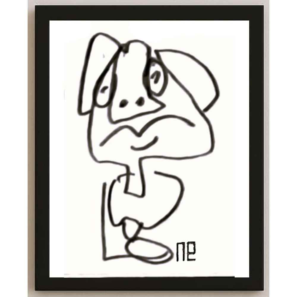Nezih Danyal Tipler Kişiye Özel Sertifikalı Sınırlı Fine Art Karikatür Baskı NTP00186