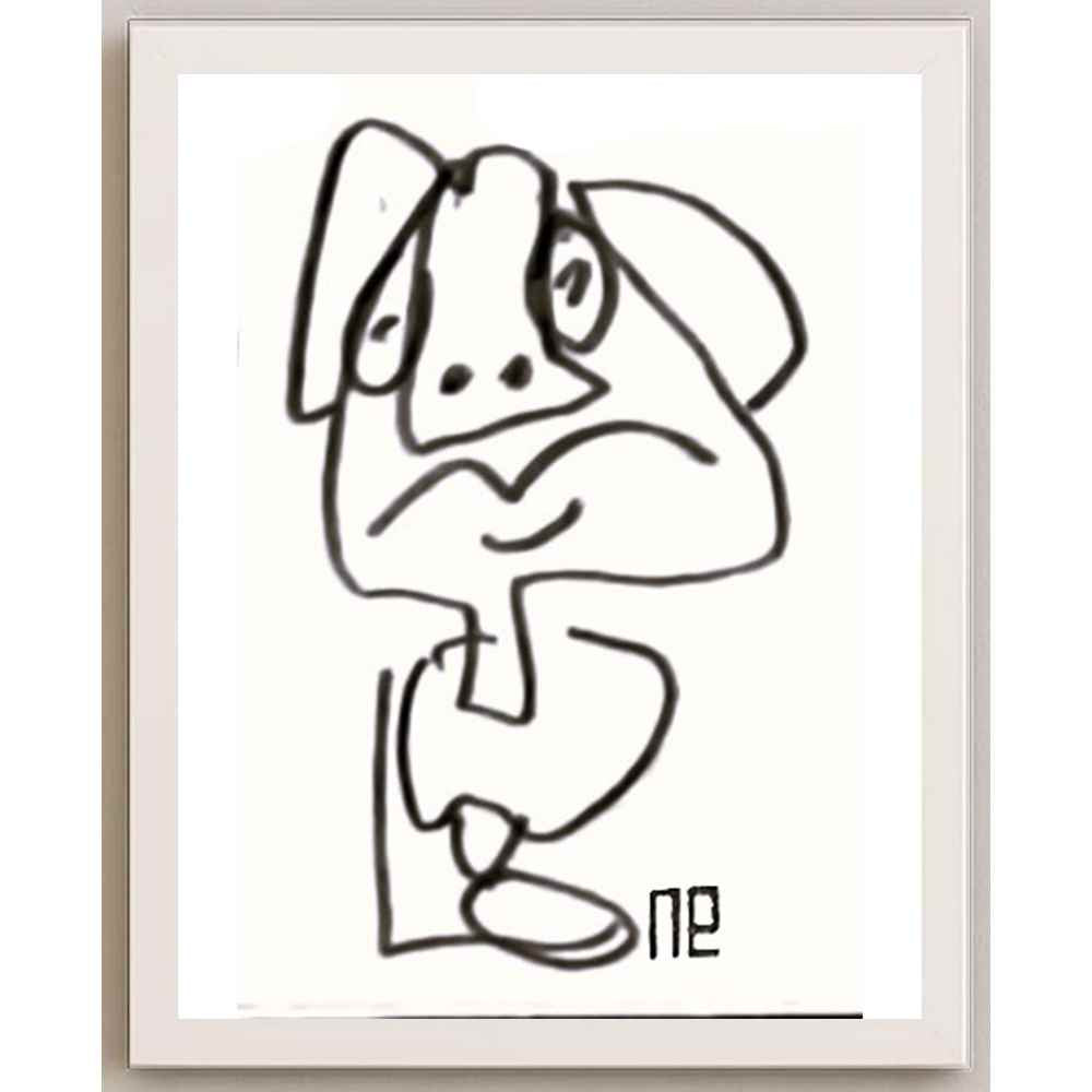 Nezih Danyal Tipler Kişiye Özel Sertifikalı Sınırlı Fine Art Karikatür Baskı NTP00186