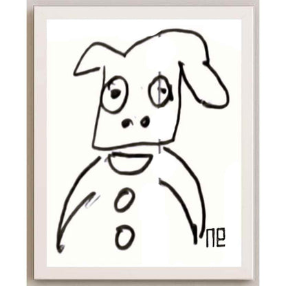 Nezih Danyal Tipler Kişiye Özel Sertifikalı Sınırlı Fine Art Karikatür Baskı NTP00187