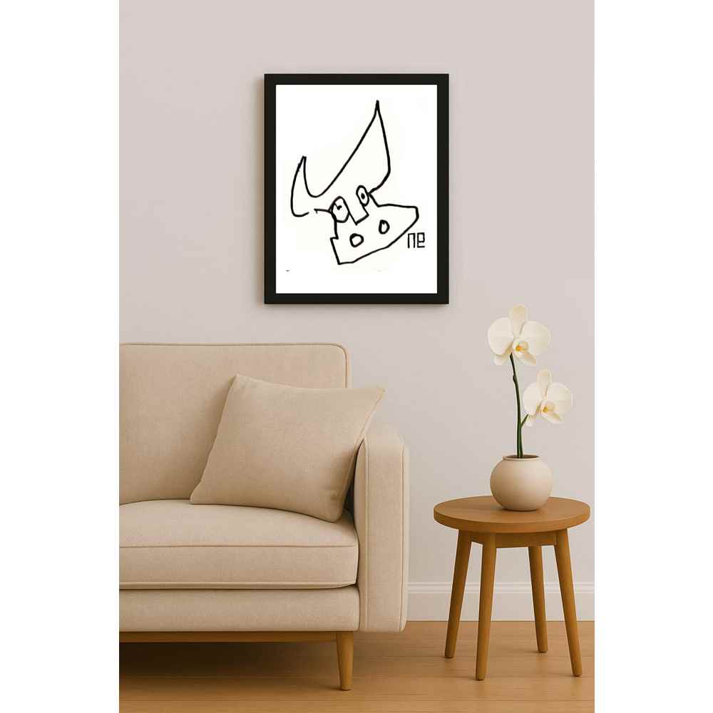 Nezih Danyal Tipler Kişiye Özel Sertifikalı Sınırlı Fine Art Karikatür Baskı NTP00189