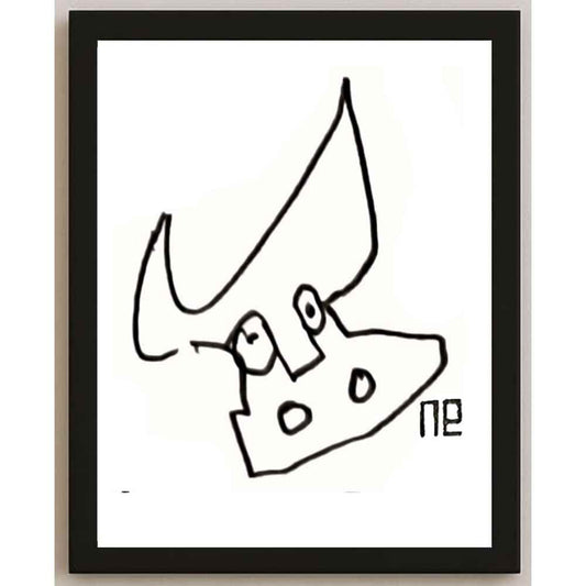 Nezih Danyal Tipler Kişiye Özel Sertifikalı Sınırlı Fine Art Karikatür Baskı NTP00189