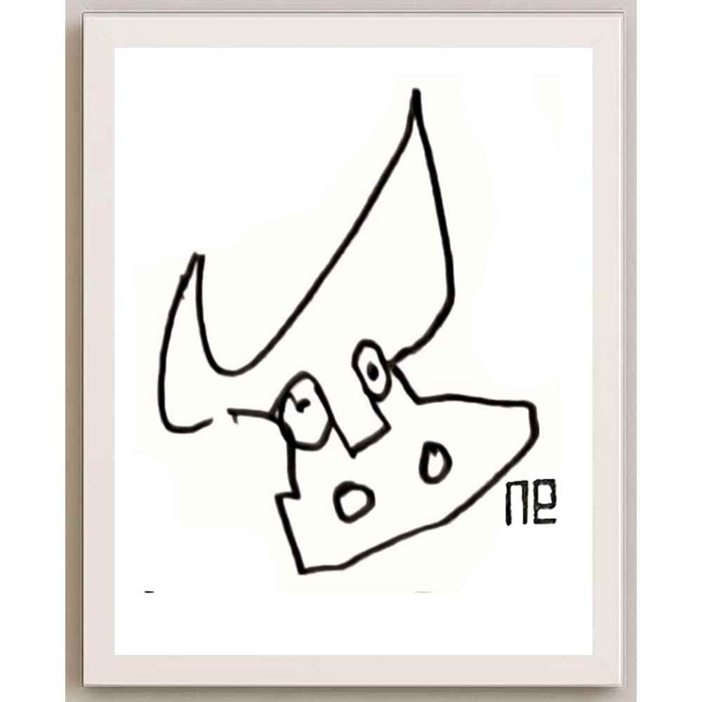 Nezih Danyal Tipler Kişiye Özel Sertifikalı Sınırlı Fine Art Karikatür Baskı NTP00189