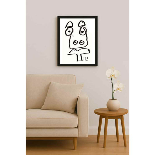 Nezih Danyal Tipler Kişiye Özel Sertifikalı Sınırlı Fine Art Karikatür Baskı NTP00190