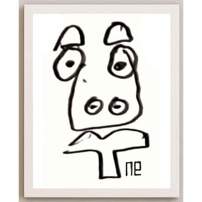 Nezih Danyal Tipler Kişiye Özel Sertifikalı Sınırlı Fine Art Karikatür Baskı NTP00190