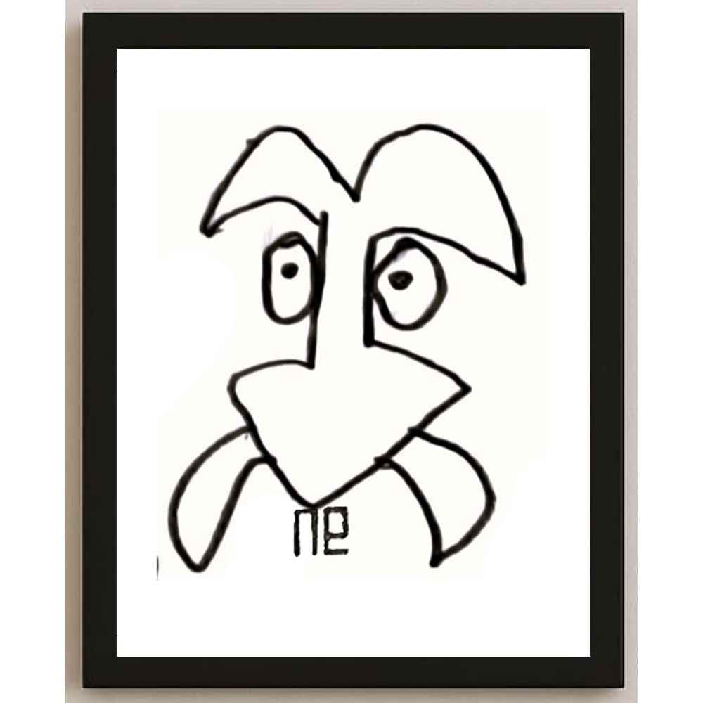 Nezih Danyal Tipler Kişiye Özel Sertifikalı Sınırlı Fine Art Karikatür Baskı NTP00191