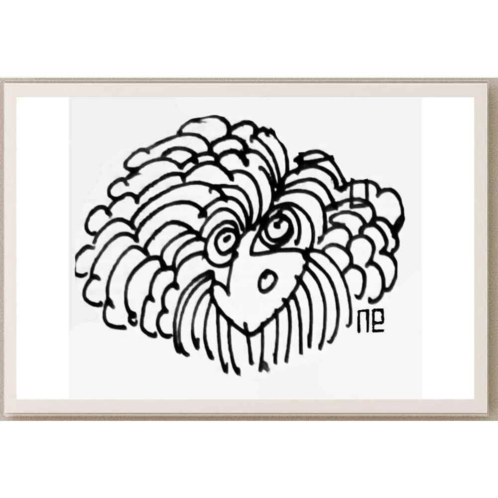 Nezih Danyal Tipler Kişiye Özel Sertifikalı Sınırlı Fine Art Karikatür Baskı NTP00193