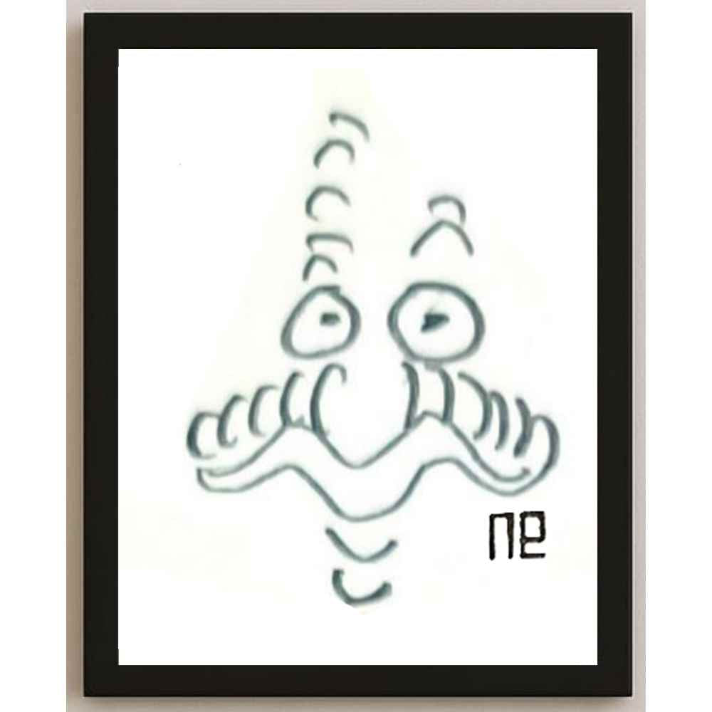 Nezih Danyal Tipler Kişiye Özel Sertifikalı Sınırlı Fine Art Karikatür Baskı NTP00197