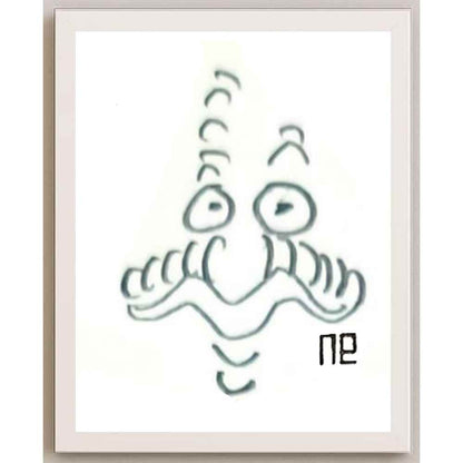 Nezih Danyal Tipler Kişiye Özel Sertifikalı Sınırlı Fine Art Karikatür Baskı NTP00197