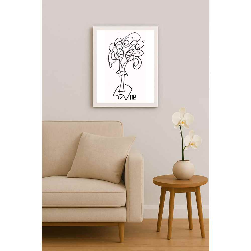 Nezih Danyal Tipler Kişiye Özel Sertifikalı Sınırlı Fine Art Karikatür Baskı NTP00202