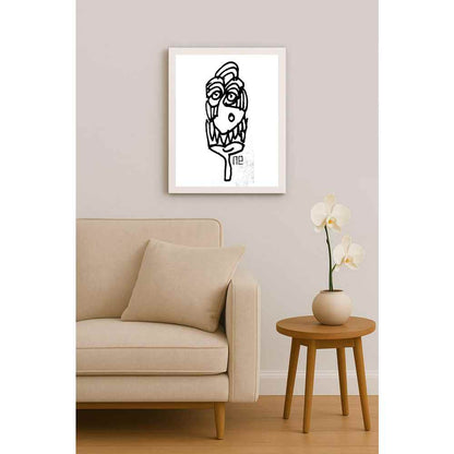 Nezih Danyal Tipler Kişiye Özel Sertifikalı Sınırlı Fine Art Karikatür Baskı NTP00205