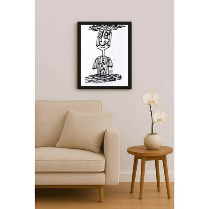 Nezih Danyal Tipler Kişiye Özel Sertifikalı Sınırlı Fine Art Karikatür Baskı NTP00210