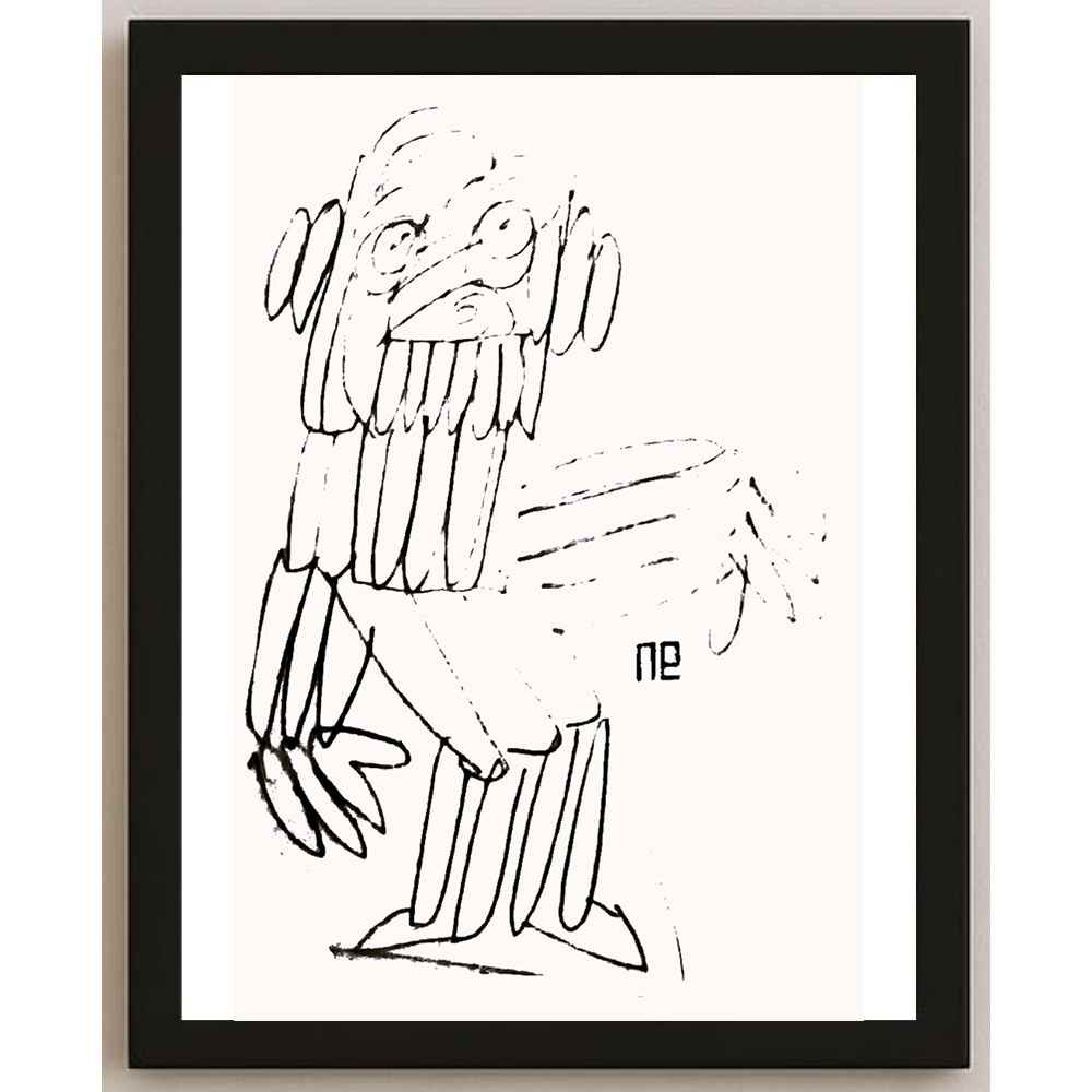 Nezih Danyal Tipler Kişiye Özel Sertifikalı Sınırlı Fine Art Karikatür Baskı NTP00212