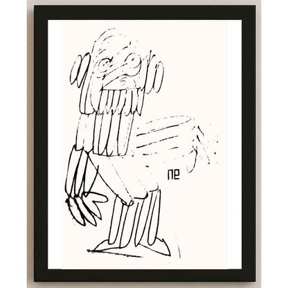 Nezih Danyal Tipler Kişiye Özel Sertifikalı Sınırlı Fine Art Karikatür Baskı NTP00212