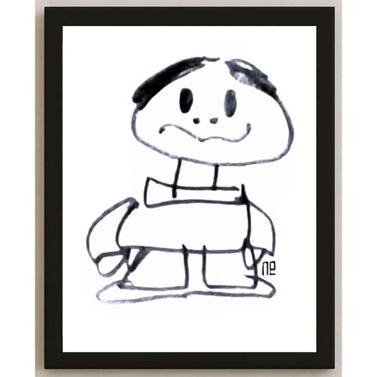 Nezih Danyal Tipler Kişiye Özel Sertifikalı Sınırlı Fine Art Karikatür Baskı NTP00213