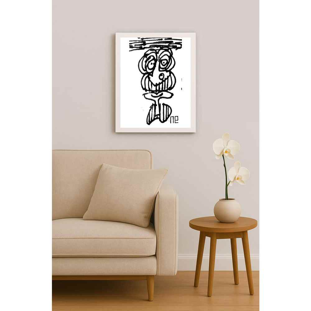 Nezih Danyal Tipler Kişiye Özel Sertifikalı Sınırlı Fine Art Karikatür Baskı NTP00214