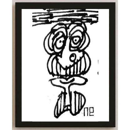 Nezih Danyal Tipler Kişiye Özel Sertifikalı Sınırlı Fine Art Karikatür Baskı NTP00214