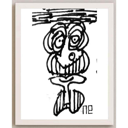 Nezih Danyal Tipler Kişiye Özel Sertifikalı Sınırlı Fine Art Karikatür Baskı NTP00214