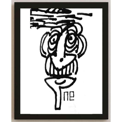 Nezih Danyal Tipler Kişiye Özel Sertifikalı Sınırlı Fine Art Karikatür Baskı NTP00215