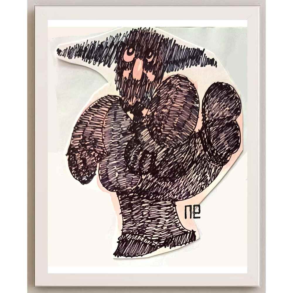 Nezih Danyal Tipler Kişiye Özel Sertifikalı Sınırlı Fine Art Karikatür Baskı NTP00219