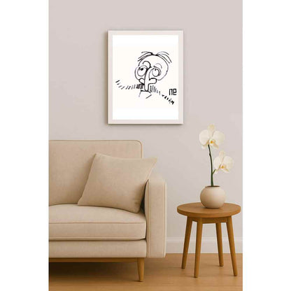 Nezih Danyal Tipler Kişiye Özel Sertifikalı Sınırlı Fine Art Karikatür Baskı NTP00221