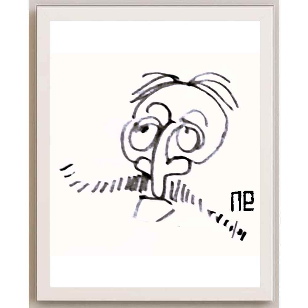 Nezih Danyal Tipler Kişiye Özel Sertifikalı Sınırlı Fine Art Karikatür Baskı NTP00221