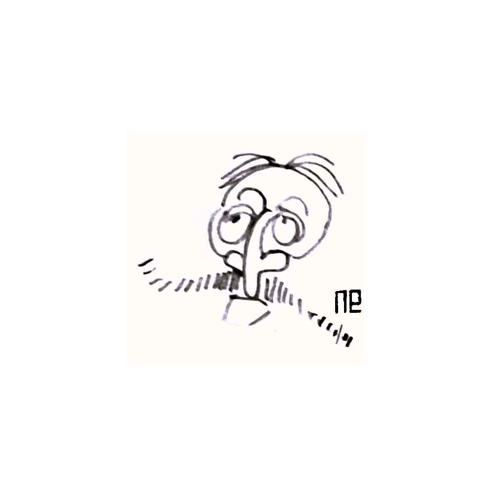 Nezih Danyal Tipler Kişiye Özel Sertifikalı Sınırlı Fine Art Karikatür Baskı NTP00221