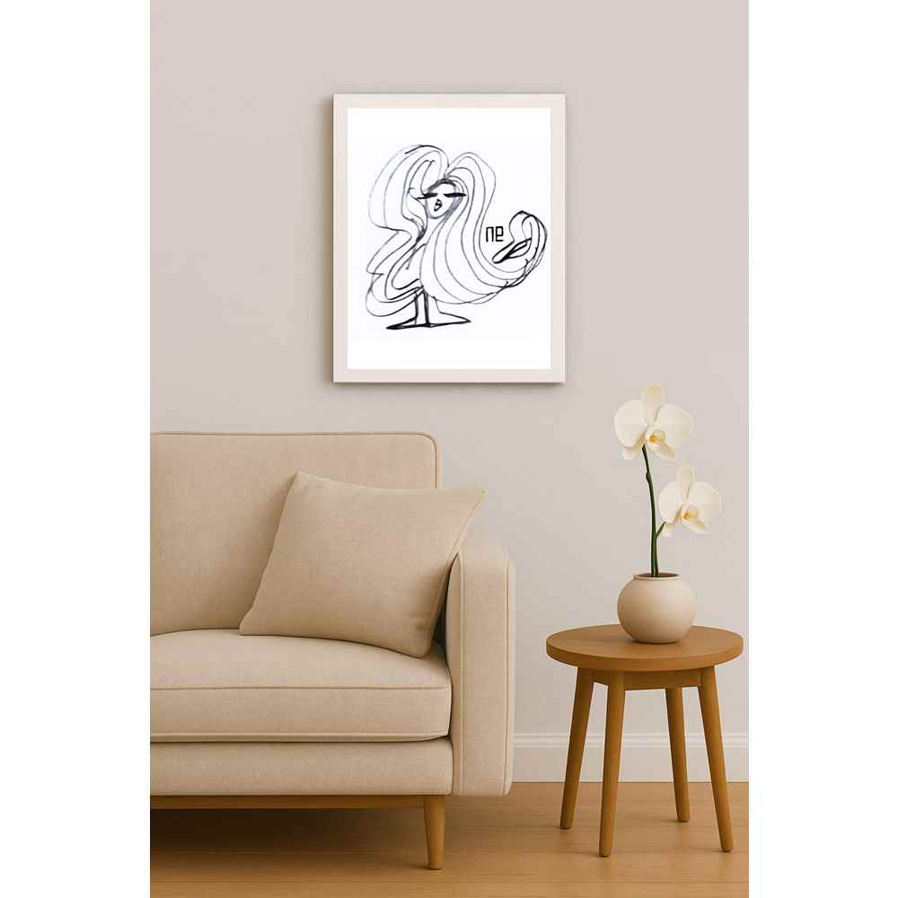 Nezih Danyal Tipler Kişiye Özel Sertifikalı Sınırlı Fine Art Karikatür Baskı NTP00225