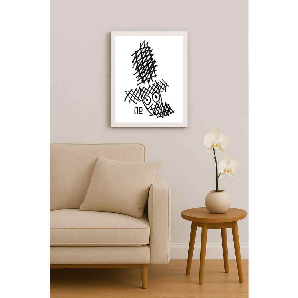 Nezih Danyal Tipler Kişiye Özel Sertifikalı Sınırlı Fine Art Karikatür Baskı NTP00230