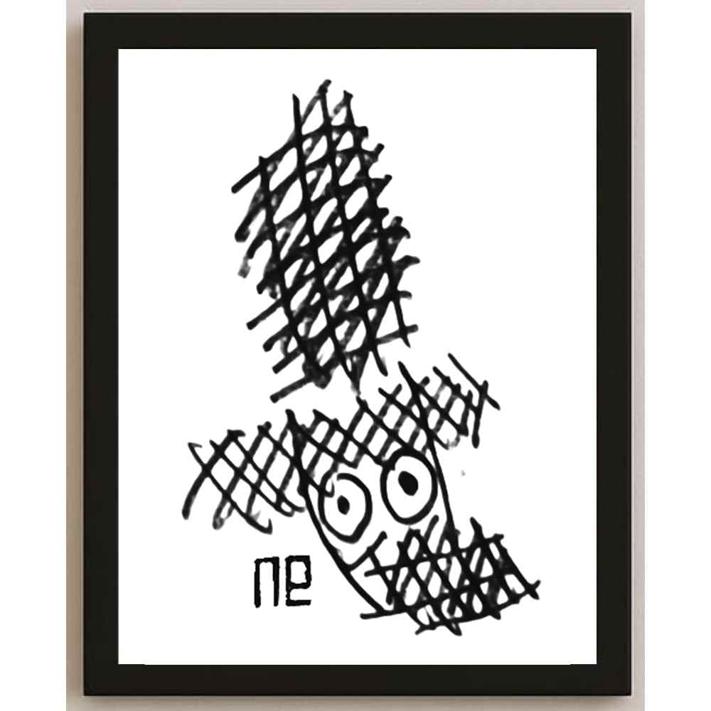 Nezih Danyal Tipler Kişiye Özel Sertifikalı Sınırlı Fine Art Karikatür Baskı NTP00230