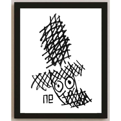 Nezih Danyal Tipler Kişiye Özel Sertifikalı Sınırlı Fine Art Karikatür Baskı NTP00230