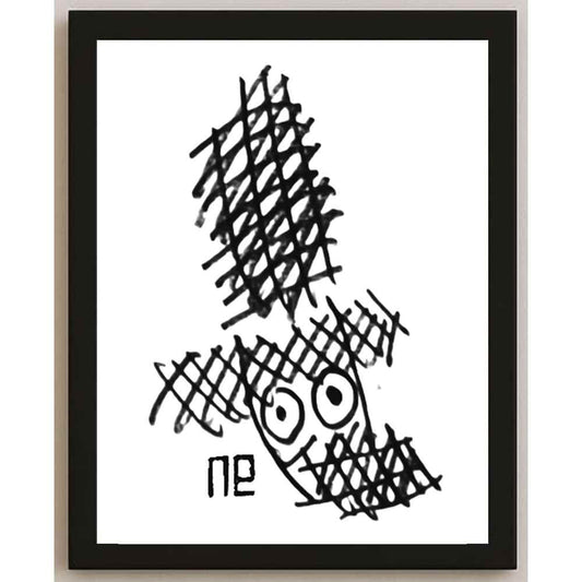 Nezih Danyal Tipler Kişiye Özel Sertifikalı Sınırlı Fine Art Karikatür Baskı NTP00230