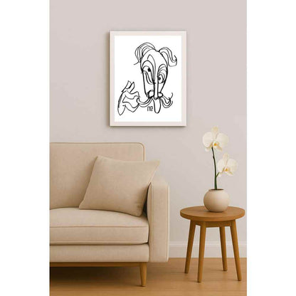 Nezih Danyal Tipler Kişiye Özel Sertifikalı Sınırlı Fine Art Karikatür Baskı NTP00232