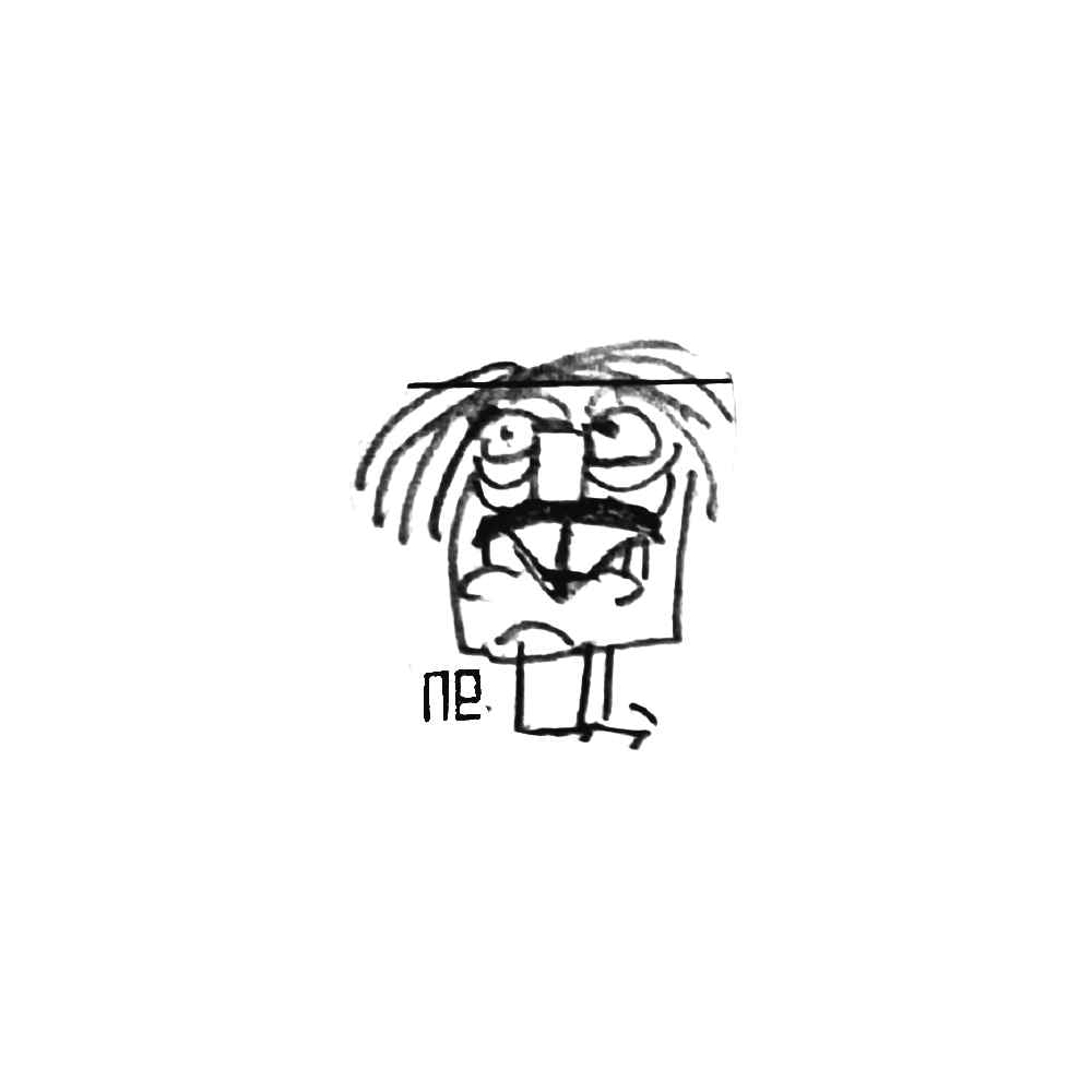 Nezih Danyal Tipler Kişiye Özel Sertifikalı Sınırlı Fine Art Karikatür Baskı NTP00244