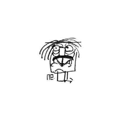 Nezih Danyal Tipler Kişiye Özel Sertifikalı Sınırlı Fine Art Karikatür Baskı NTP00244