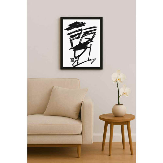 Nezih Danyal Tipler Kişiye Özel Sertifikalı Sınırlı Fine Art Karikatür Baskı NTP00249