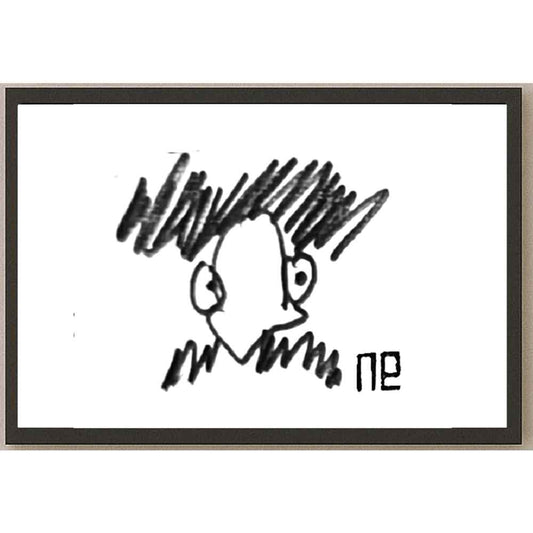 Nezih Danyal Tipler Kişiye Özel Sertifikalı Sınırlı Fine Art Karikatür Baskı NTP00250