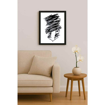 Nezih Danyal Tipler Kişiye Özel Sertifikalı Sınırlı Fine Art Karikatür Baskı NTP00251