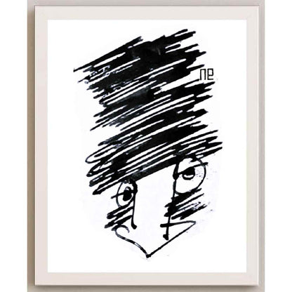 Nezih Danyal Tipler Kişiye Özel Sertifikalı Sınırlı Fine Art Karikatür Baskı NTP00251