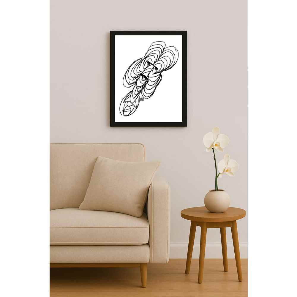 Nezih Danyal Tipler Kişiye Özel Sertifikalı Sınırlı Fine Art Karikatür Baskı NTP00259