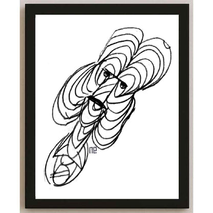 Nezih Danyal Tipler Kişiye Özel Sertifikalı Sınırlı Fine Art Karikatür Baskı NTP00259