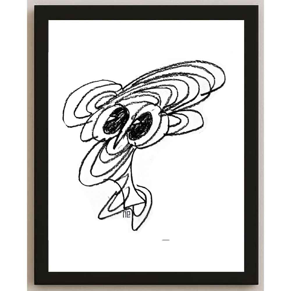Nezih Danyal Tipler Kişiye Özel Sertifikalı Sınırlı Fine Art Karikatür Baskı NTP00261