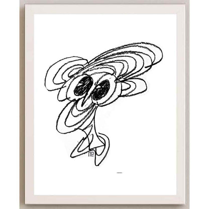 Nezih Danyal Tipler Kişiye Özel Sertifikalı Sınırlı Fine Art Karikatür Baskı NTP00261
