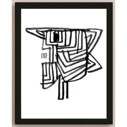 Nezih Danyal Tipler Kişiye Özel Sertifikalı Sınırlı Fine Art Karikatür Baskı NTP00265
