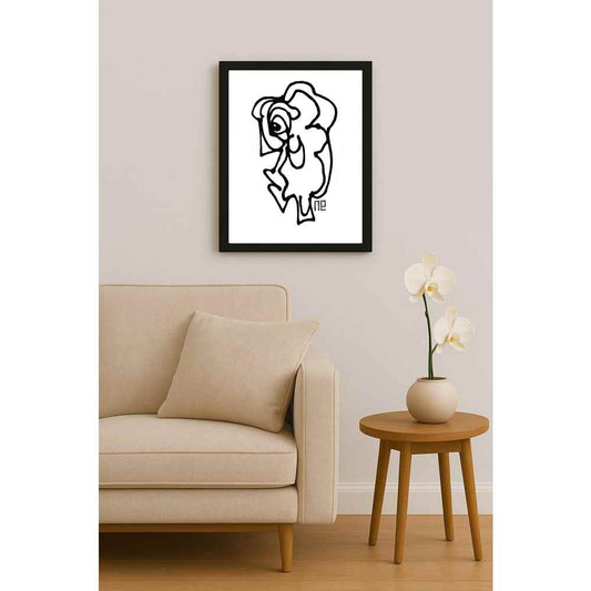 Nezih Danyal Tipler Kişiye Özel Sertifikalı Sınırlı Fine Art Karikatür Baskı NTP00268