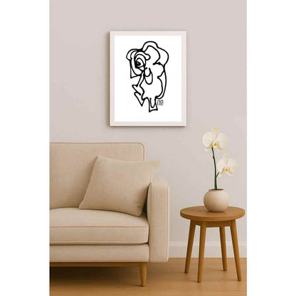 Nezih Danyal Tipler Kişiye Özel Sertifikalı Sınırlı Fine Art Karikatür Baskı NTP00268