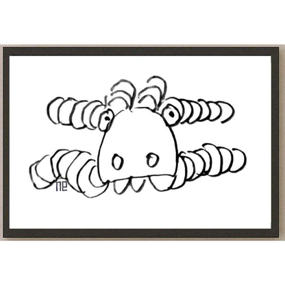 Nezih Danyal Tipler Kişiye Özel Sertifikalı Sınırlı Fine Art Karikatür Baskı NTP00270