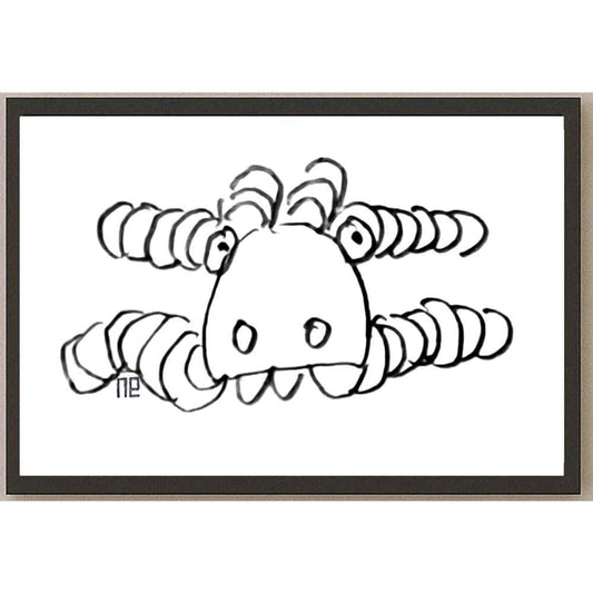 Nezih Danyal Tipler Kişiye Özel Sertifikalı Sınırlı Fine Art Karikatür Baskı NTP00270